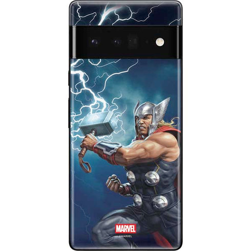 Marvel Thor Thor and Mjolnir Google Pixel 6 Pro Skin